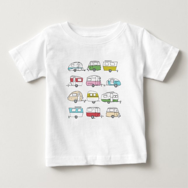 T shirt with caravans (Vorderseite)