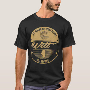 T-shirt Witt Illinois C'est là que commence mon histoire