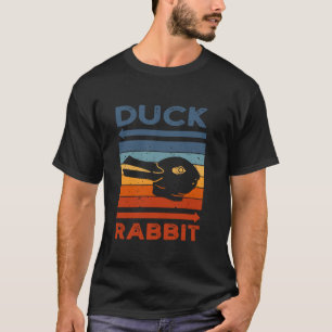 T-shirt Wittgensteins Rabbit Duck Illusion Maths Geek Phys