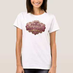 T-shirt Witty Gold FIÈRE CITOYENNE DU PAYS DU VIN v2