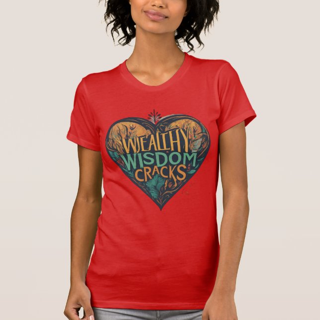 T-shirt Witty Sdom Heart Tee : Où le rire est l'or (Devant)