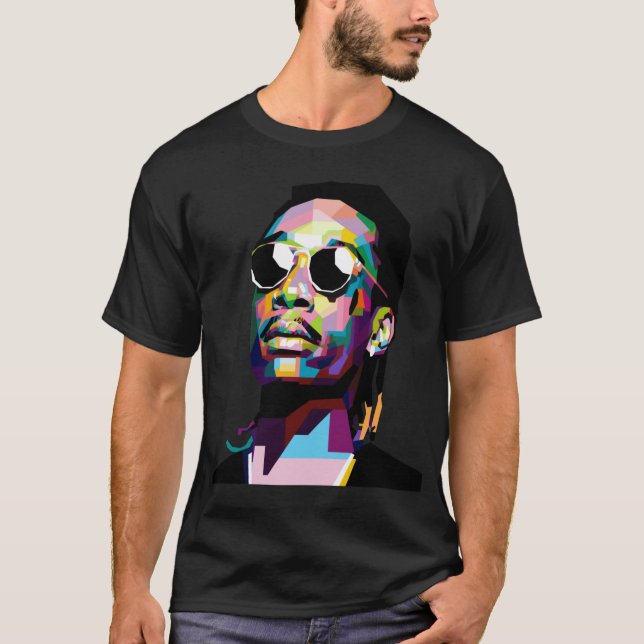T-shirt Wiz Khalifa funny retro friend (Devant)