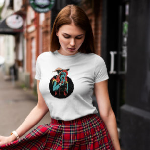 T-shirt Wizard Anime Girl