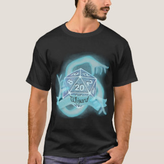 T-shirt Wizard Dungeons and Dragons dice