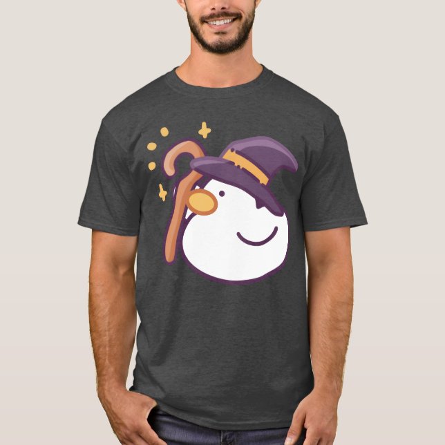 T-shirt Wizarduck Funny halloween rétro (Devant)