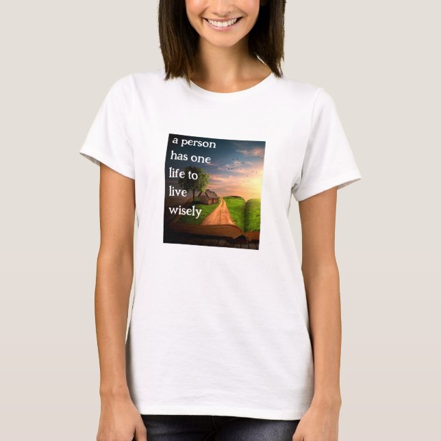 T - Shirt "Wklug live" (v3 light) (Vorderseite)