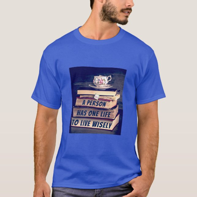 T - Shirt "Wkluge Live-Übertragung" (v2 dunkel) (Vorderseite)