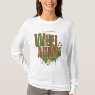 T-shirt WLFI Army Camo Streetwear for Wealth Warriors