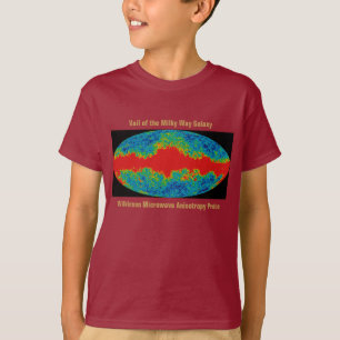 T-shirt WMAP, Voile de la Voie Lactée sur l'Univers