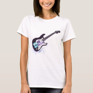 T-shirt WMVR 105.5 FM: Electrified Rock Guitar