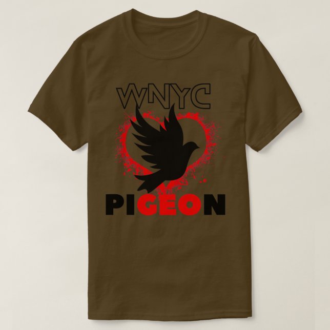 T-shirt Wnyc Pigeon Edition (Design devant)