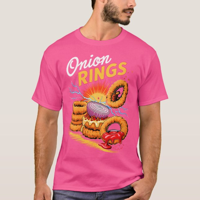 T-shirt Wo 90S Onion Rings Snack (Devant)