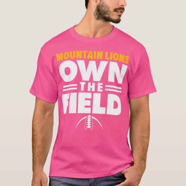 T-shirt Wo Charleston Mountain Lions Possède Le Terrain (Devant)