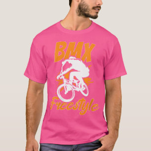T-shirt Wo Cool Bmx Free Bmx Riding Bmx Vélo Stunts Bmx Lo