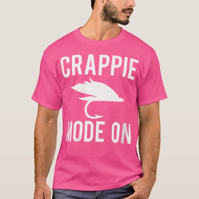 T-shirt Wo Crappie Mode Sur Fisherman (Devant)