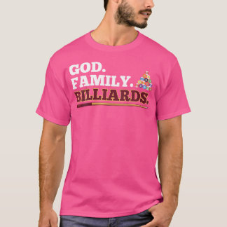 T-shirt Wo Dieu Famille Billiards Tirer Joueur de la pisci