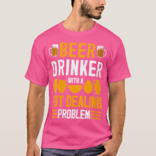 T-shirt Wo Drôle Concessionnaire Pot Bière Buveur Citation