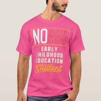 T-shirt Wo Funny Early Childhood Education Major Studen