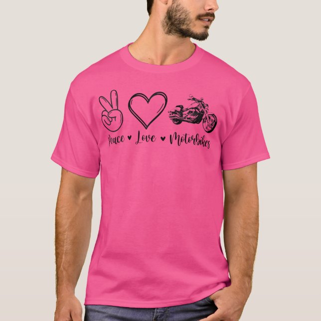 T-shirt Wo Funny Motorcycle Lover Motorbike (Devant)