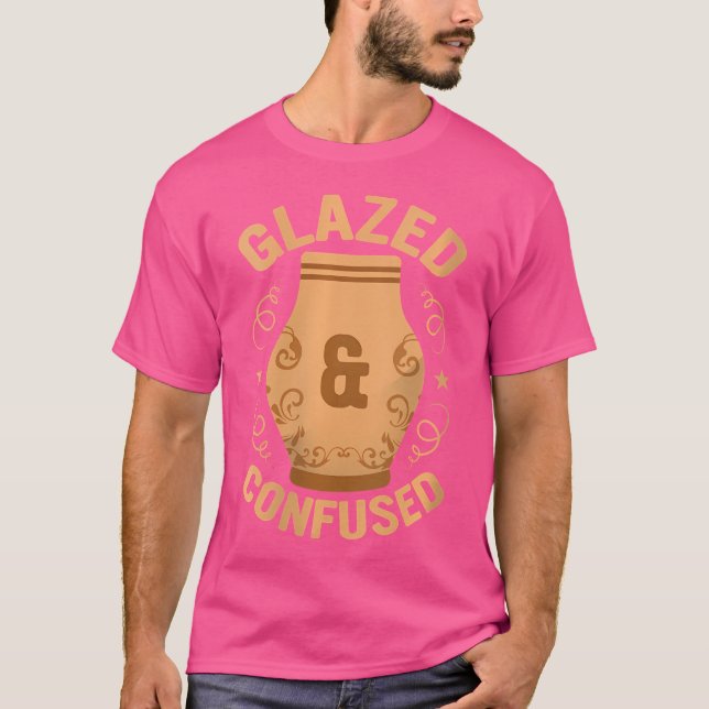 T-shirt Wo Glazed Confused Pottery Ceramics Artist (Devant)