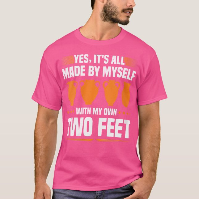 T-shirt Wo Potterie Fabriquée Par Mes Pieds Funny Pot Deal (Devant)