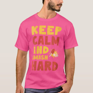 T-shirt Wo Reste Calme Et Écrase Fort Tennis De Table Ping