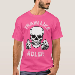 T-shirt Wo Train Comme Adler Wod Games Entraînement Fitnes