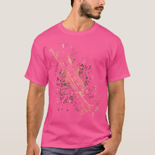 T-shirt Wo Trumpet Player Jazz Trumpet Music