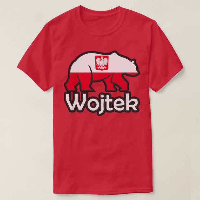 T-shirt Wojtek l'ours du soldat (Design devant)
