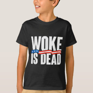 T-shirt Woke Est Mort Drôle Slogan Drôle Citation De Mème 