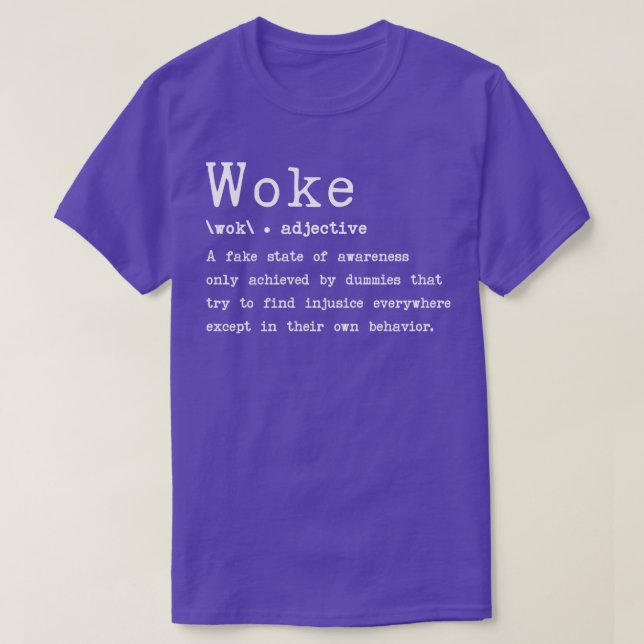 T-shirt Woke Signification 12 (Design devant)