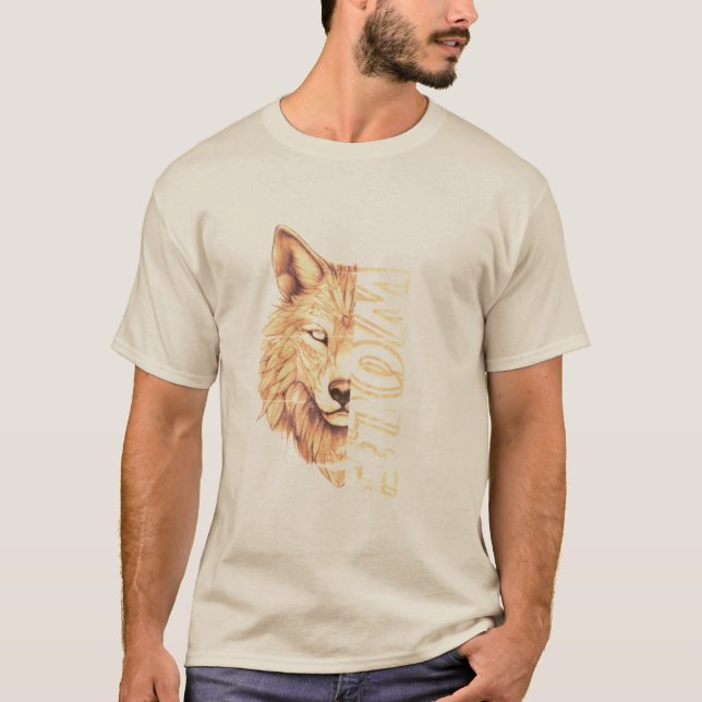 T-SHIRT WOLF (Devant)