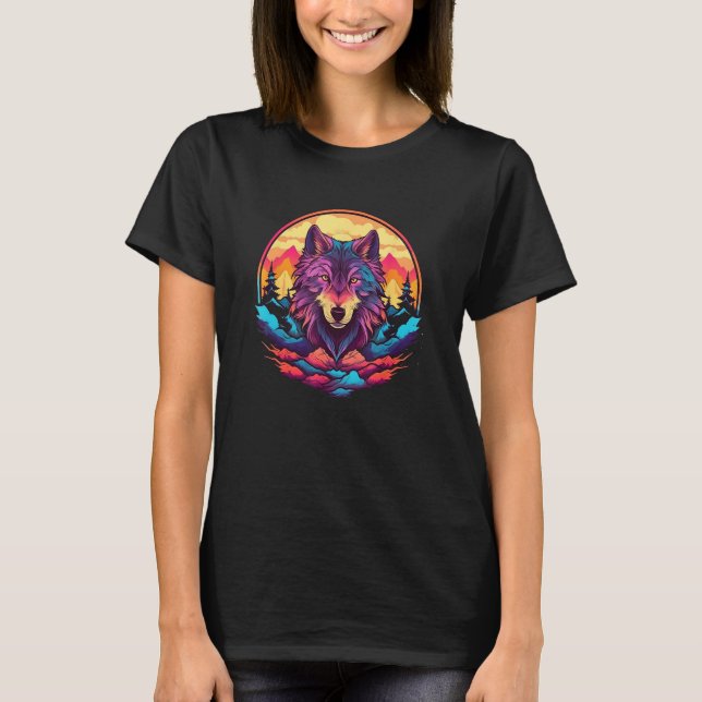 T-shirt Wolf And Wolves Men Women Kids 19 (Devant)