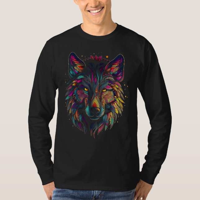 T-shirt Wolf  Animal  Animal W 3 (Devant)