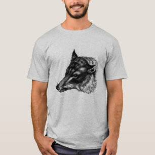 T-shirt Wolf antique