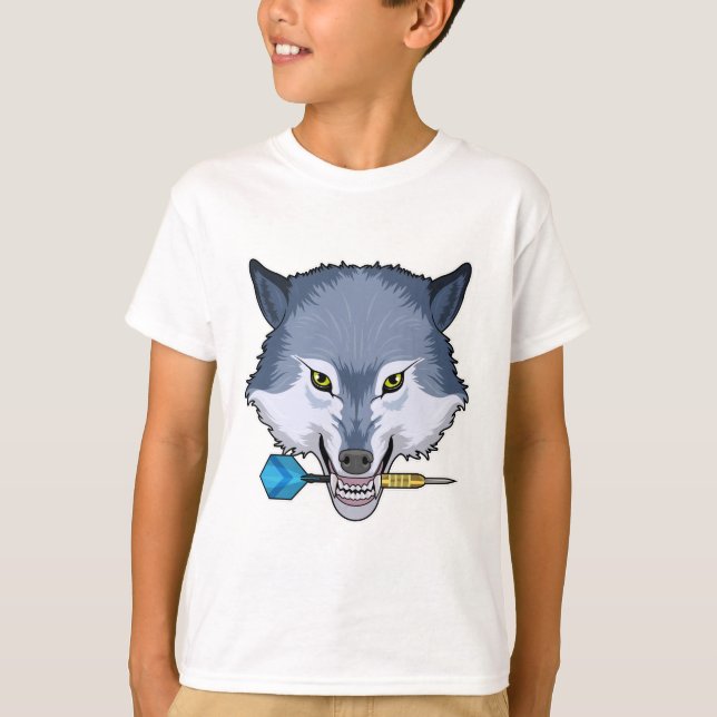 T-shirt Wolf aux fléchettes avec Dart (Devant)