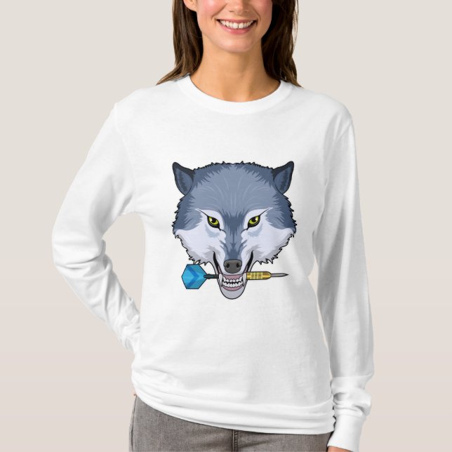 T-shirt Wolf aux fléchettes avec Dart (Devant)