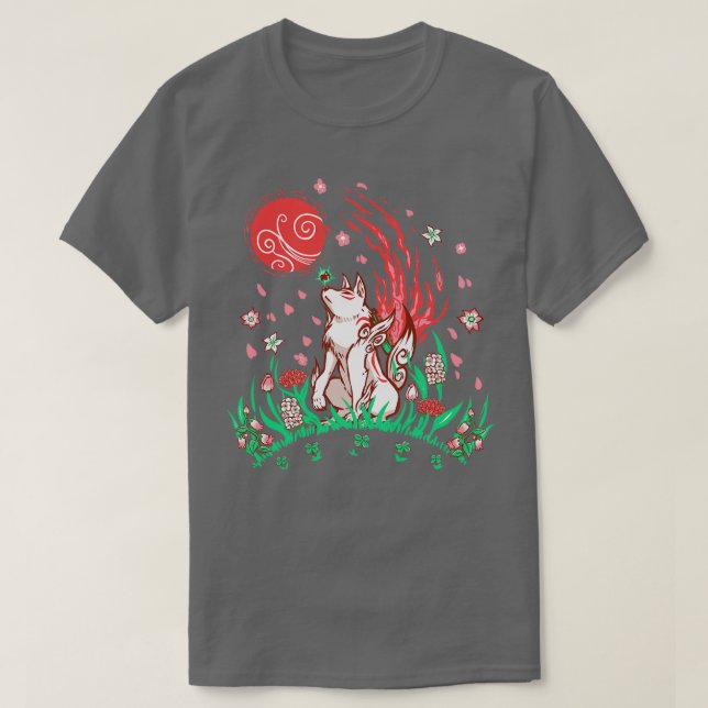 T-shirt Wolf Blossom Breeze (Design devant)