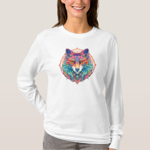 T-shirt Wolf coloré