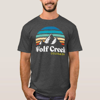 T-shirt Wolf Creek    Colorado Station de ski des années 1