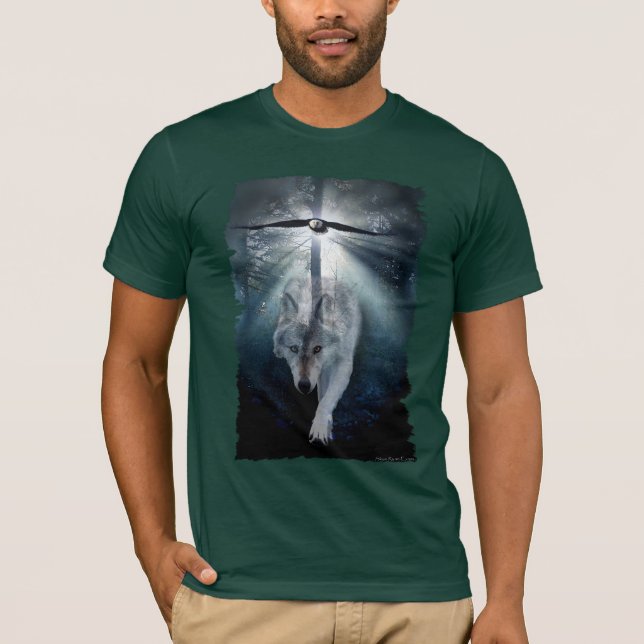 T-shirt WOLF & EAGLE Wildlife Series (Devant)