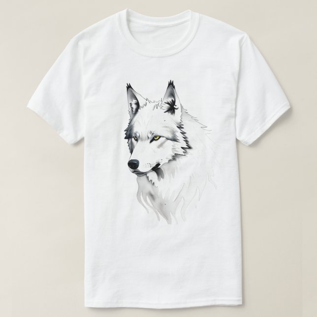 T-shirt Wolf en bois (Design devant)