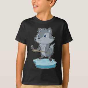 T-shirt Wolf Field hockey bâton de hockey Sports