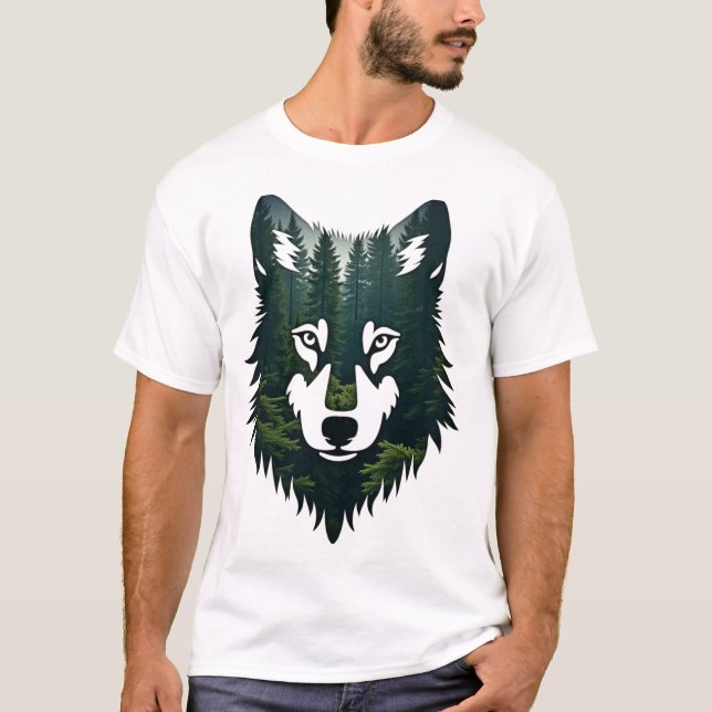 T-shirt Wolf forestier (Devant)