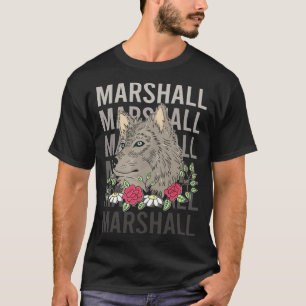 T-shirt Wolf Head - Nom Marshall