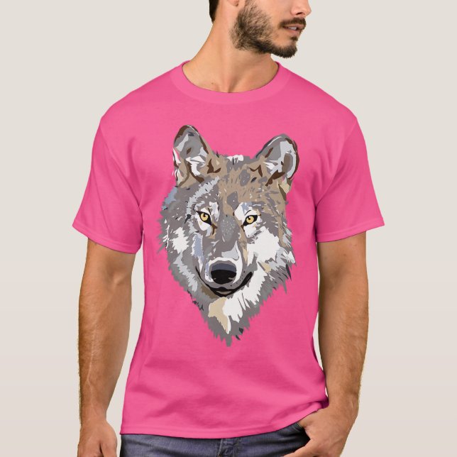 T-shirt Wolf Head Wolves (Devant)