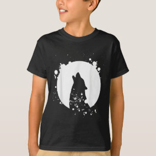 T-shirt Wolf Hommes Silhouette Animal Motif De l'environne