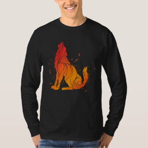 T-shirt Wolf Love Wolves Tribal Tattoo Wolf Design