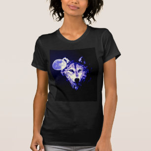 T-shirt Wolf & Lune noir nuit Collage