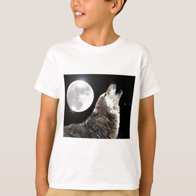 T-shirt Wolf & Moon (Devant)